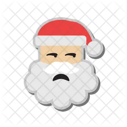 Annoyed santa claus  Icon