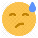 Annoyed Sweat  Icon