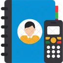 Annuaire Telephonique Carnet Dadresses Carnet De Contacts Icon