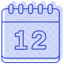 Annual Year Calendar Icon