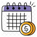 Annual Income Payment Financial Icon