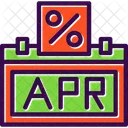 Annual Percentage Rate Apr Document Icon