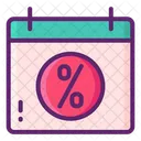 Annual Percentage Rate  Icon