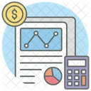 Annual Report Business Report Financial Report Icon