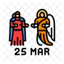 Annunciation Feast Catholic Icon