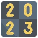 2023 Ano Calendario Icono