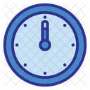 Ano Novo Azul Icon