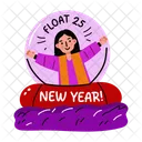 Año Nuevo  Icon