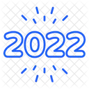 Año nuevo 2022  Icono