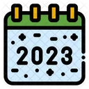 Año nuevo 2023  Icono