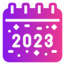 Año nuevo 2023  Icono