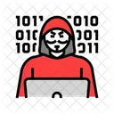 Anonimo Atacante Ciberacoso Icono