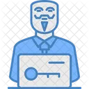 Anonymous Hacker Malware Icon