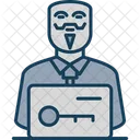 Anonymous Hacker Malware Icon