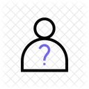 Anonymous Unrecognizable Horizontal Icône