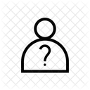 Anonymous Unrecognizable Horizontal Icône