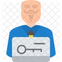 Anonymous Hacker Malware Icon