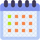 Calendario Hora E Data Anos Ícone