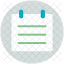 Bloco De Anotacoes Caderno Bloco De Notas Ícone