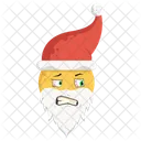 Anrgy Santa Sad Santa Icon