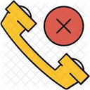 Ablehnen Anrufen Abbrechen Symbol