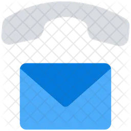 Anrufen E-Mail  Symbol