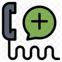 Anruf hinzufügen  Icon