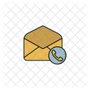 Anrufen E-Mail  Symbol