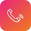 Anruf über Lautsprecher  Symbol