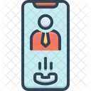Anruferidentifikation  Symbol