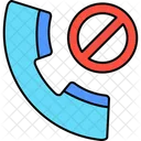 Telefon Anruf Block Symbol