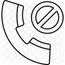 Telefon Anruf Block Symbol