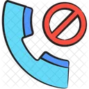 Telefon Anruf Block Symbol