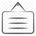 Anschlagtafel  Symbol