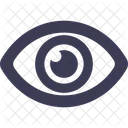 Ansicht Sichtbar Augen Clipart Symbol