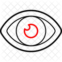 Ansicht Sichtbar Augen Clipart Symbol