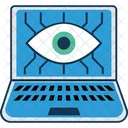 Ansichtstechnologie Online Technologie Retina Ansicht Symbol