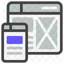 Sich anpassendes Design  Symbol