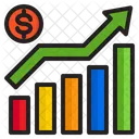 Graph Erhohen Geld Finanzen Symbol