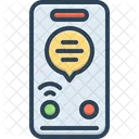 Answer Incoming Call Message Icon