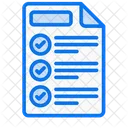 Answer Sheet Answer Education Quiz Icon