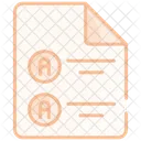 Answer Sheet Icon
