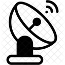Antena Parabolica Conexao Conectividade Sem Fio Ícone