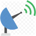 Prato Antena Satelite Ícone