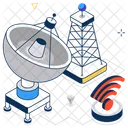 Sem Fio Tecnologia Televisao Icon