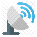 Antena Parabolica Rede Comunicacao Ícone