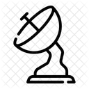 Antena Parabolica Satelite Eletronica Ícone