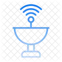 Antena Parabolica Satelite Comunicacion Icon