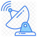 Prato Antena Satelite Ícone