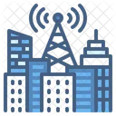 Antenna Tower City Icon